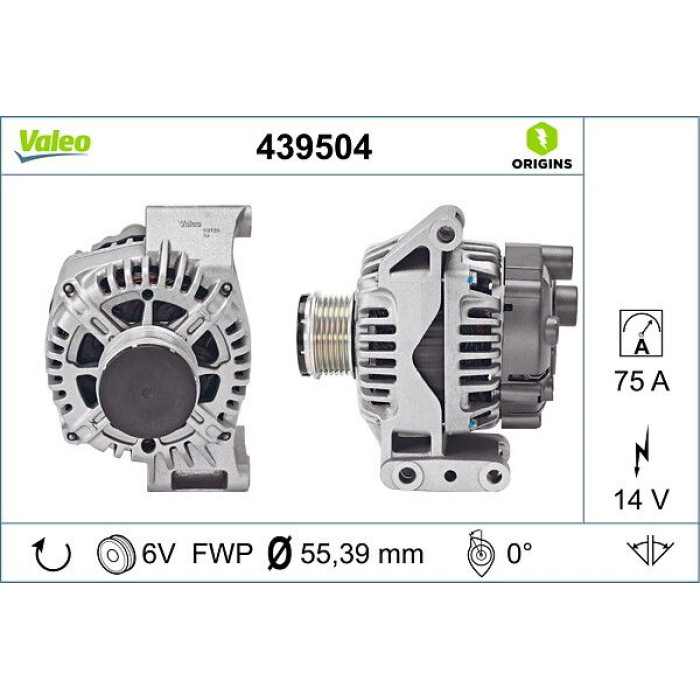 439504 Valeo Lichtmaschine 439504 439504 Valeo Lichtmaschine 439504
