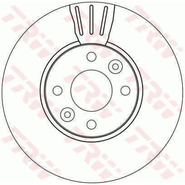 TRW Bremsscheibe DF4267 TRW Bremsscheibe DF4267