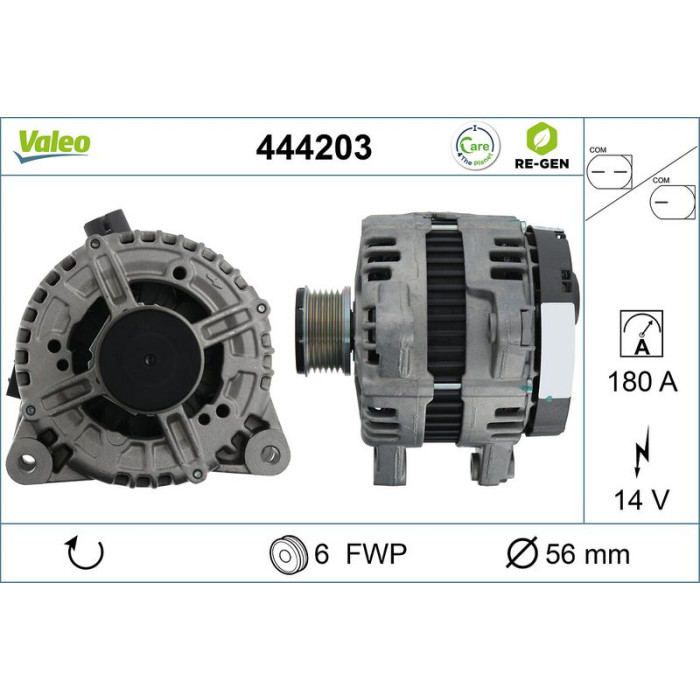 Valeo Lichtmaschine 444203 Valeo Lichtmaschine 444203