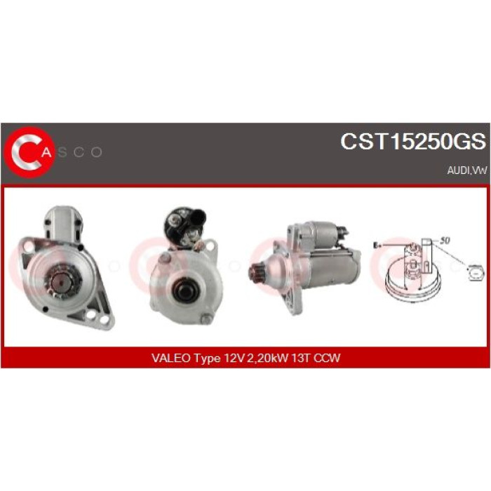 CASCO Anlasser CST15250GS CASCO Anlasser CST15250GS