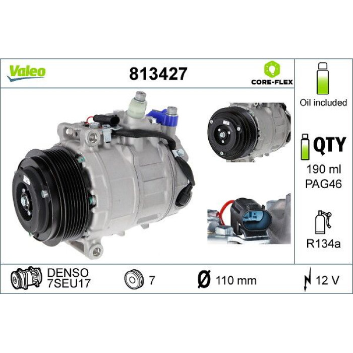Valeo Klimakompressor 813427 Valeo Klimakompressor 813427