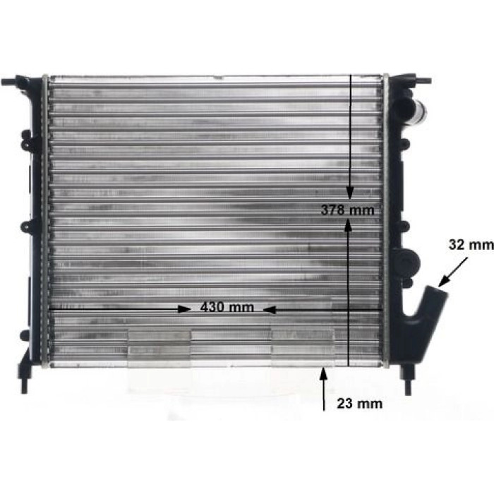 MAHLE Kühler, Motorkühlung CR 149 000S MAHLE Kühler, Motorkühlung CR 149 000S