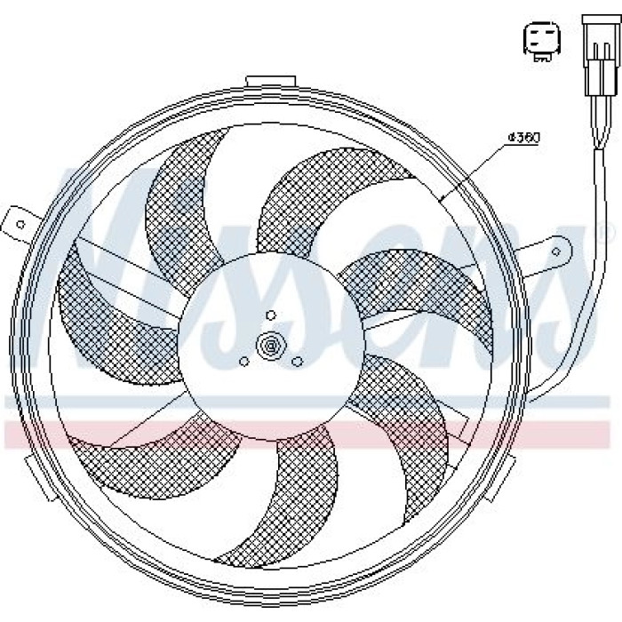 Nissens Kühlerlüfter PKW 85631 Nissens Kühlerlüfter PKW 85631