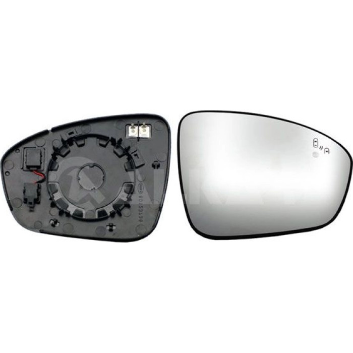 Alkar Außenspiegelglas 6482237 - rechts elektrisch verstellbar beheizt Spurh-ASS konvex
