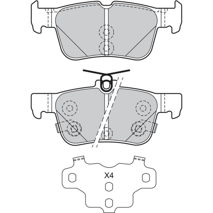 Valeo Bremsbelagsatz 601479 Valeo Bremsbelagsatz 601479