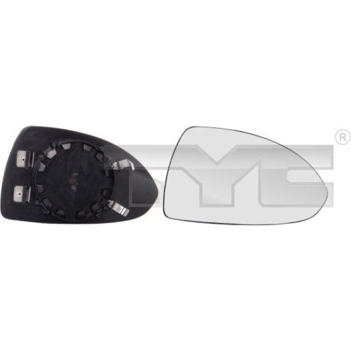 TYC Spiegelglas für Außenspiegel rechts konvex, beheizbar 325-0093-1 OE Nummer 1426554 - l TYC Spiegelglas für Außenspiegel rechts konvex, beheizbar 325-0093-1 OE Nummer 1426554 - l