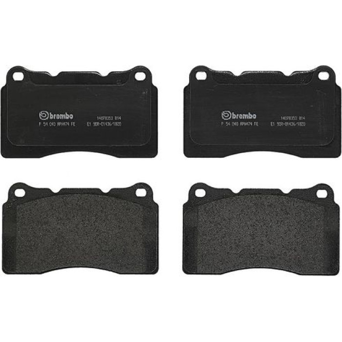 P 54 040 Brembo Prime Bremsbelagsatz Vorderachse – P 54 040 – 132 x 77 x 16 mm – Bremssystem – OE Nummer 410603303R P 54 040 Brembo Prime Bremsbelagsatz Vorderachse – P 54 040 – 132 x 77 x 16 mm – Bremssystem – OE Nummer 410603303R