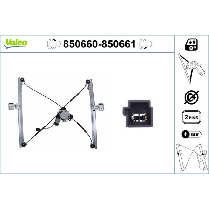 VALEO 850660 Fensterheber VALEO 850660 Fensterheber