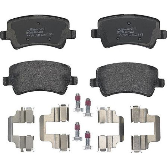 P 24 078 Brembo Prime Bremsbelagsatz Hinterachse – P 24 078 – 107 x 49 x 17 mm – Bremssystem TRW – OE Nummer 1426143 P 24 078 Brembo Prime Bremsbelagsatz Hinterachse – P 24 078 – 107 x 49 x 17 mm – Bremssystem TRW – OE Nummer 1426143