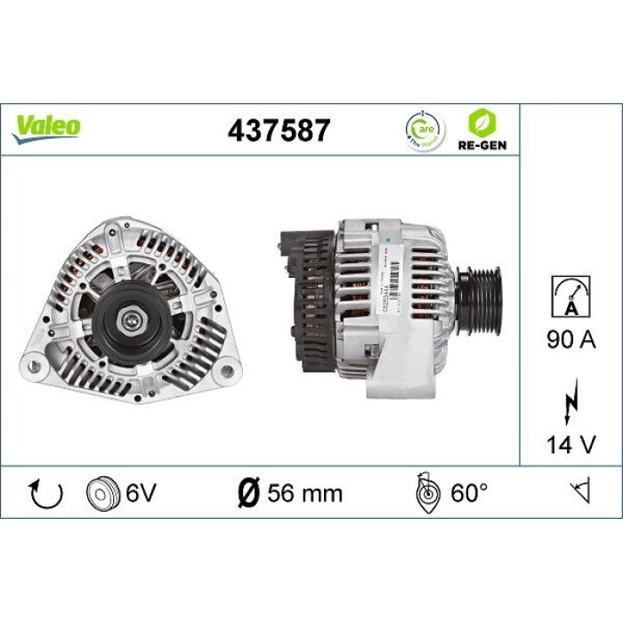 Valeo Lichtmaschine 437587