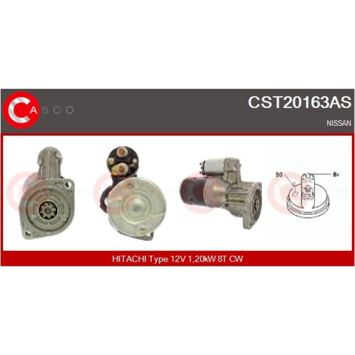 CASCO Anlasser CST20163AS CASCO Anlasser CST20163AS