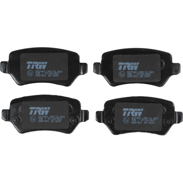 TRW Bremsbeläge Hinterachse GDB1831 TRW Bremsbeläge Hinterachse GDB1831