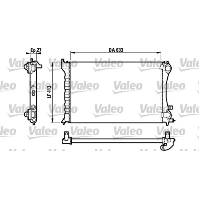 Valeo Motorkühler 732567 Valeo Motorkühler 732567