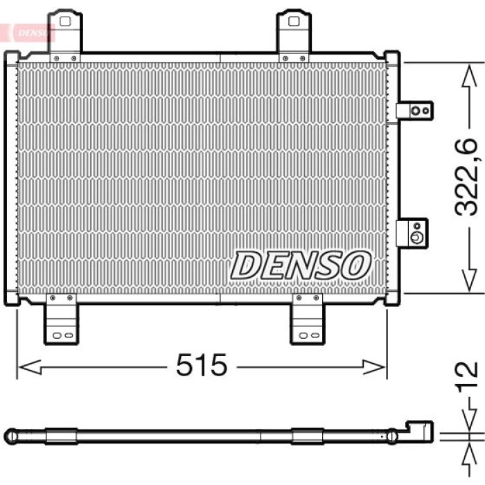 Denso Klimakondensator DCN44018 Denso Klimakondensator DCN44018