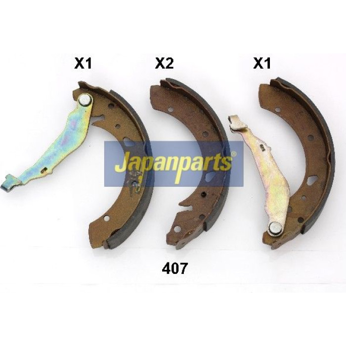 Japanparts Bremsbacken GF-407AF Japanparts Bremsbacken GF-407AF