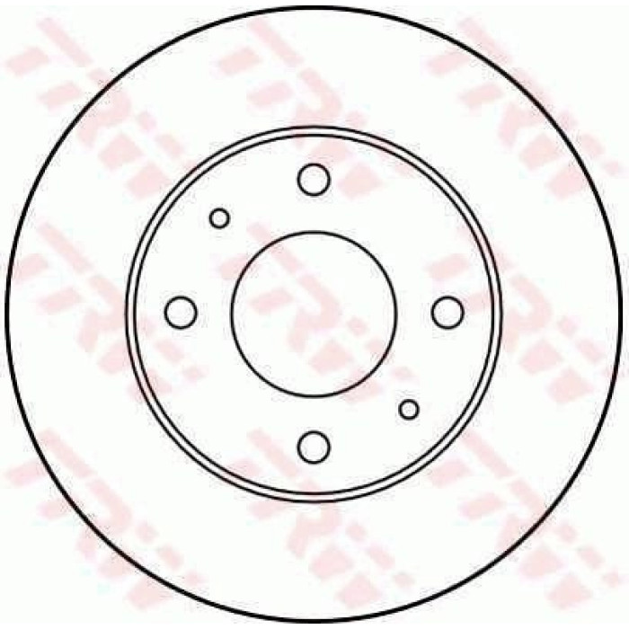 TRW Bremsscheibe DF2798 TRW Bremsscheibe DF2798