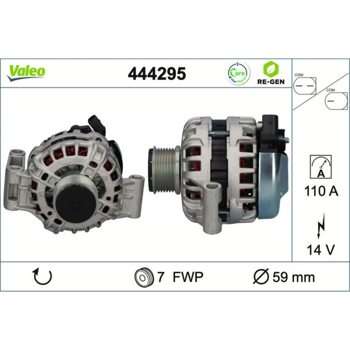 Valeo Lichtmaschine 444295 Valeo Lichtmaschine 444295