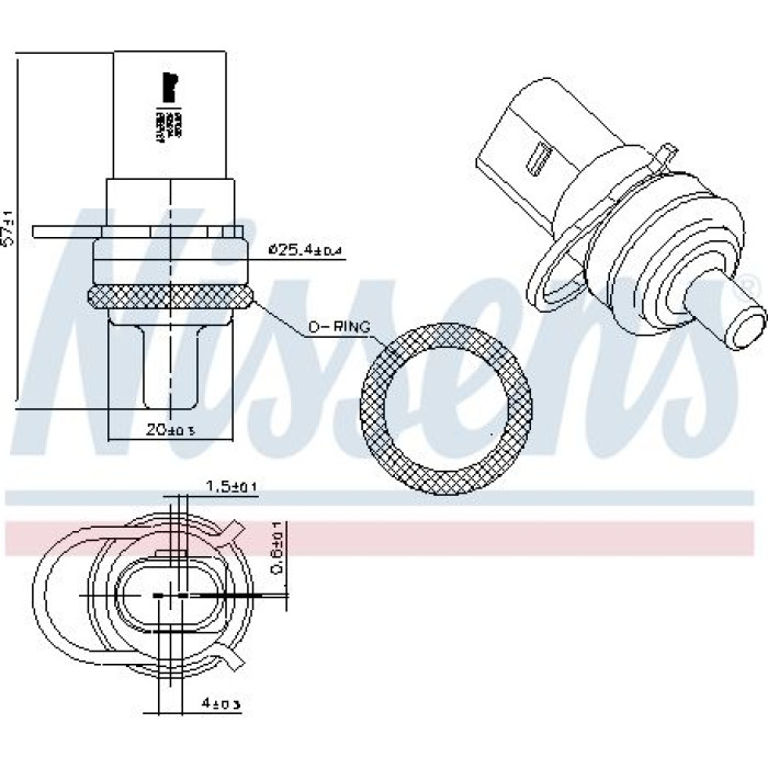 Nissens Kühlmitteltemperatursensor 207082