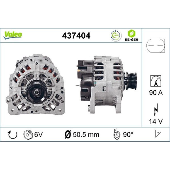 Valeo Lichtmaschine 437404 Valeo Lichtmaschine 437404