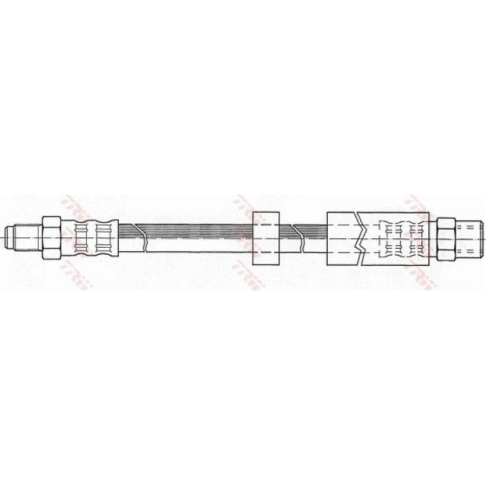 TRW Bremsschlauch Hinterachse PHB349 TRW Bremsschlauch Hinterachse PHB349