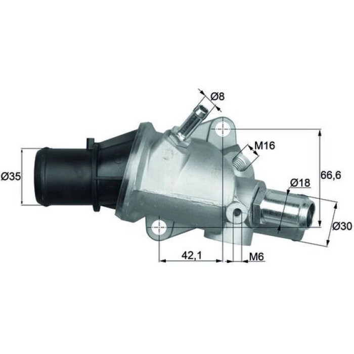 Integralthermostat TI 138 88 Integralthermostat TI 138 88