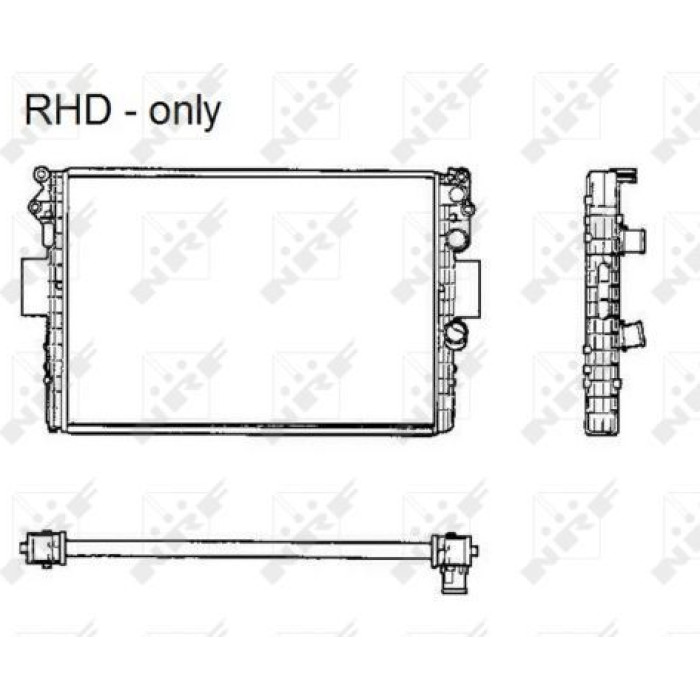 NRF Motorkühler 53623 NRF Motorkühler 53623
