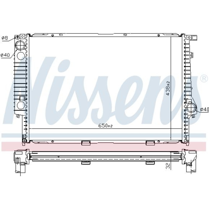 Nissens Wasserkühler PKW 60622A