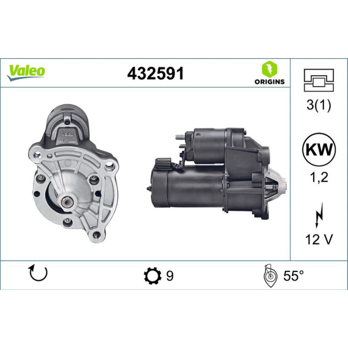 Valeo Anlasser 432591