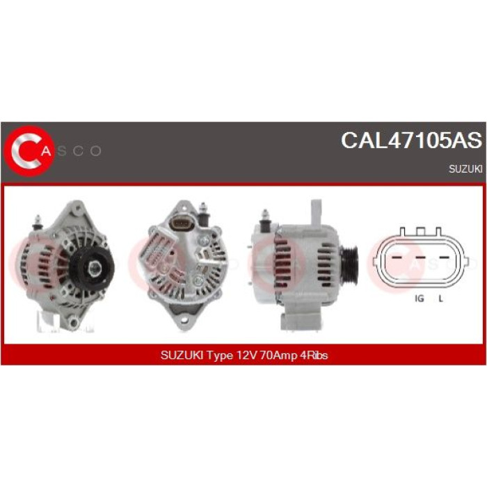 CASCO Generator CAL47105AS CASCO Generator CAL47105AS