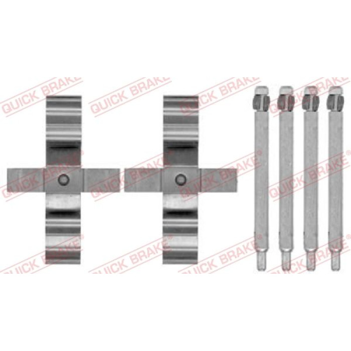 Quick Brake Montagesatz für Bremsbeläge 109-1794 Quick Brake Montagesatz für Bremsbeläge 109-1794