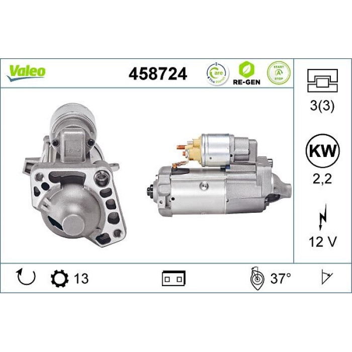 Valeo Anlasser 458724