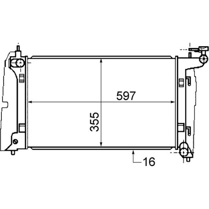 MAHLE Kühler, Motorkühlung CR 1527 000S