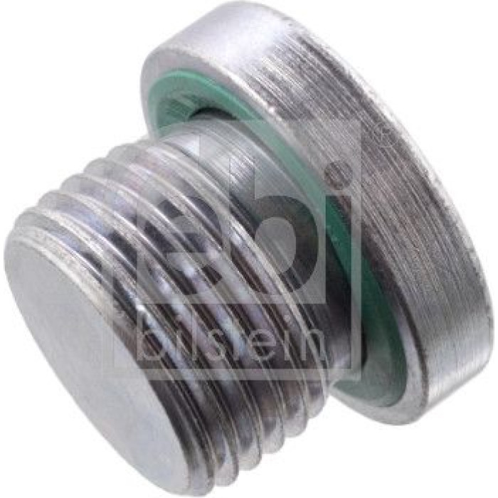febi bilstein 100515 Ölablassschraube für Automatikgetriebe, mit Dichtring M18 x 1,5 – Gesamtlänge 17 mm, Länge unter Kopf 12 mm, Gewindelänge 9 mm, Innensechskant, SW 8 mm, Stahl, Außendurchmesser 24 mm, OE 24 11 7 552 349 / 24 10 0 403 389 febi bilstein 100515 Ölablassschraube für Automatikgetriebe, mit Dichtring M18 x 1,5 – Gesamtlänge 17 mm, Länge unter Kopf 12 mm, Gewindelänge 9 mm, Innensechskant, SW 8 mm, Stahl, Außendurchmesser 24 mm, OE 24 11 7 552 349 / 24 10 0 403 389