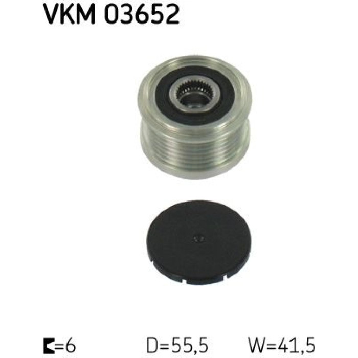 VKM 03652 SKF Generatorfreilauf 03652 VKM 03652 SKF Generatorfreilauf 03652