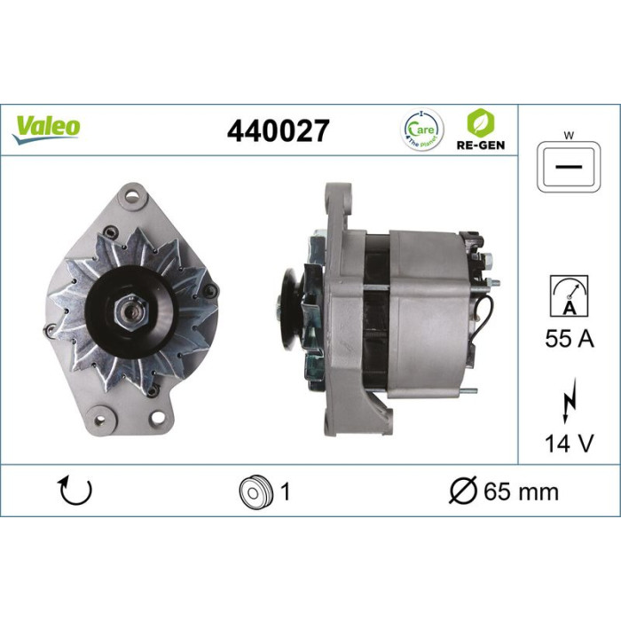 Valeo Lichtmaschine 440027 Valeo Lichtmaschine 440027
