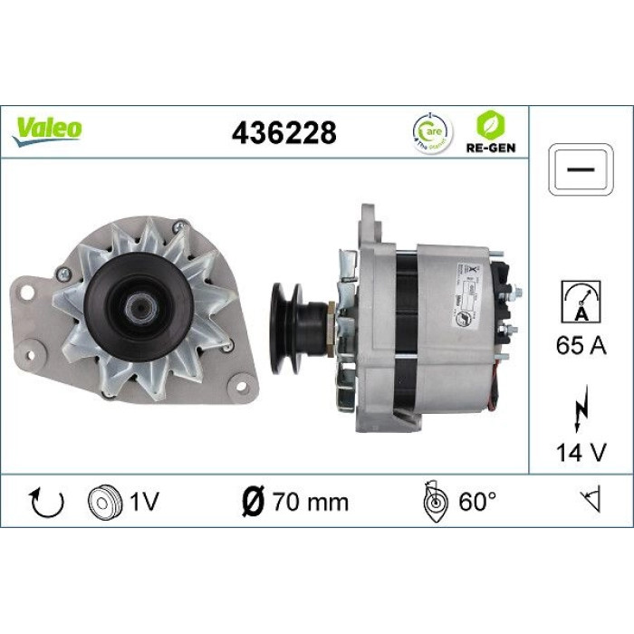 Valeo Lichtmaschine 436228 Valeo Lichtmaschine 436228