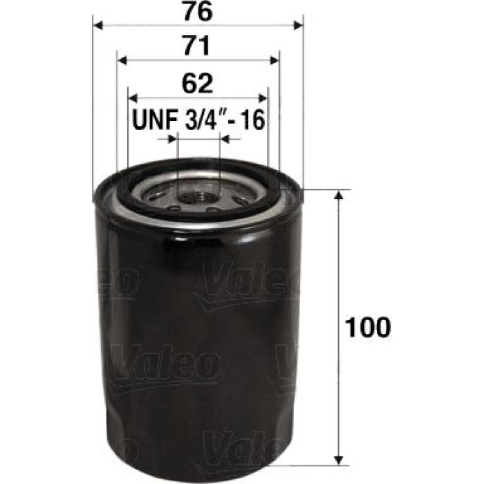 Valeo Ölfilter 586028 Valeo Ölfilter 586028