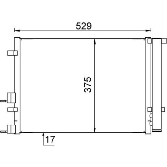 Kondensator, Klimaanlage AC 706 000S Kondensator, Klimaanlage AC 706 000S