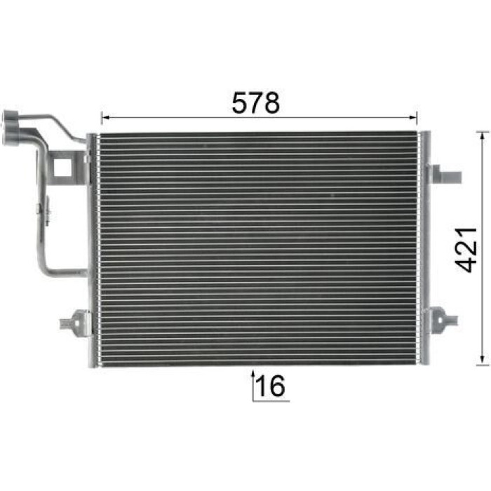 Kondensator, Klimaanlage AC 300 000P Kondensator, Klimaanlage AC 300 000P