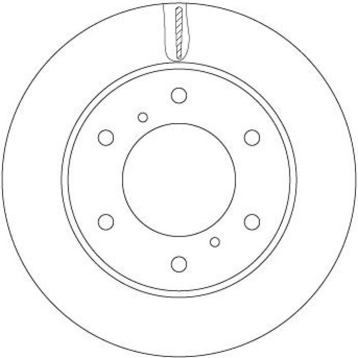 TRW Bremsscheibe DF6735