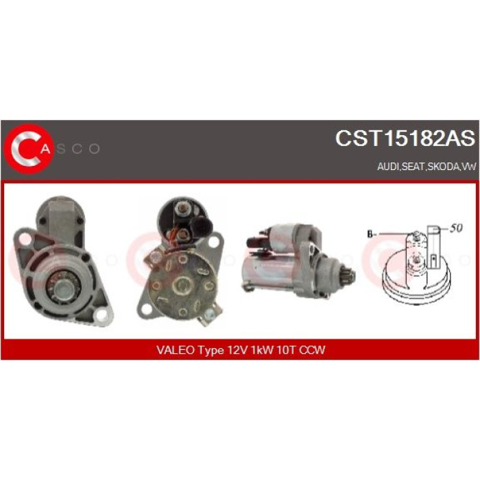 CASCO Anlasser CST15182AS CASCO Anlasser CST15182AS