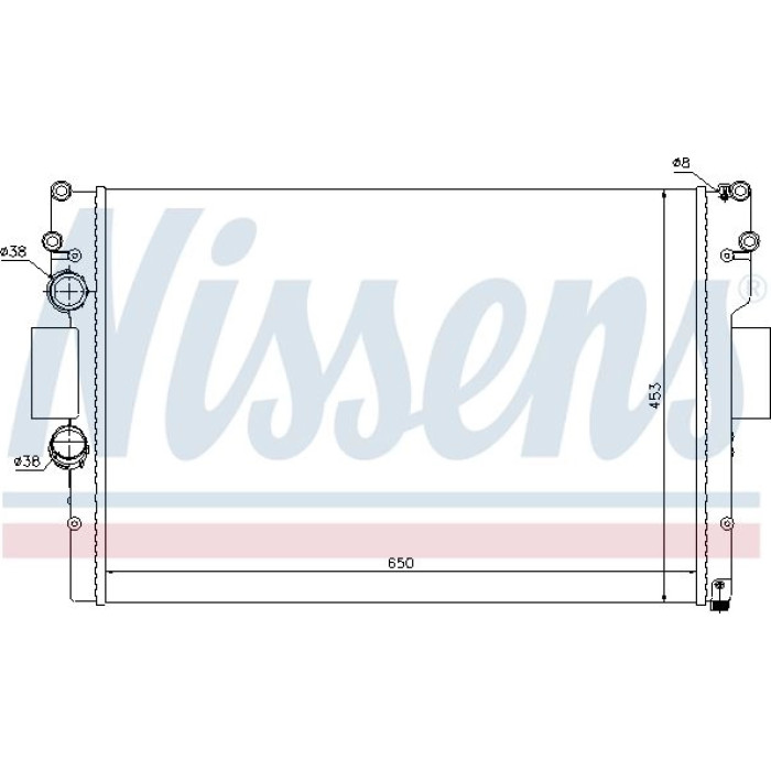 Nissens Wasserkühler PKW 61987