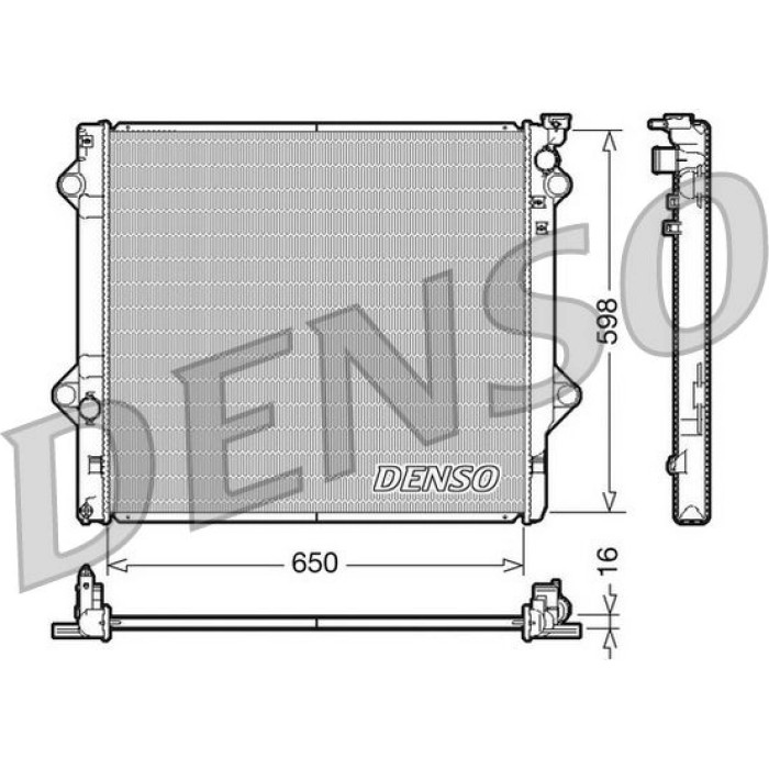 Denso Motorkühler DRM50048 Denso Motorkühler DRM50048
