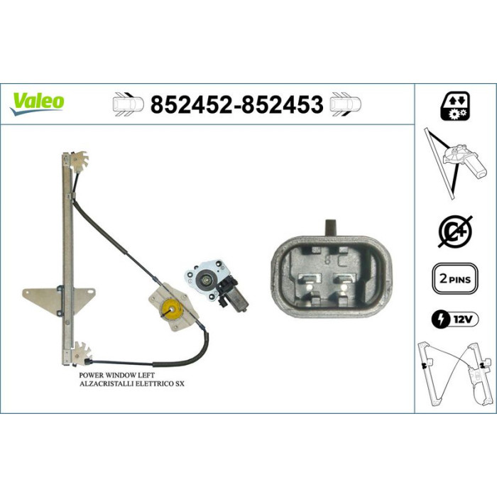 Valeo Fensterheber 852452