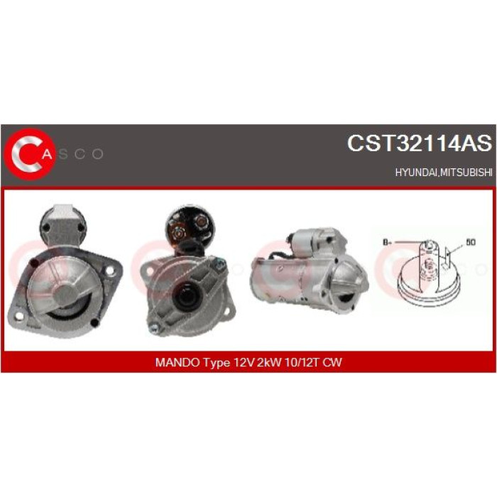 CASCO Anlasser CST32114AS CASCO Anlasser CST32114AS