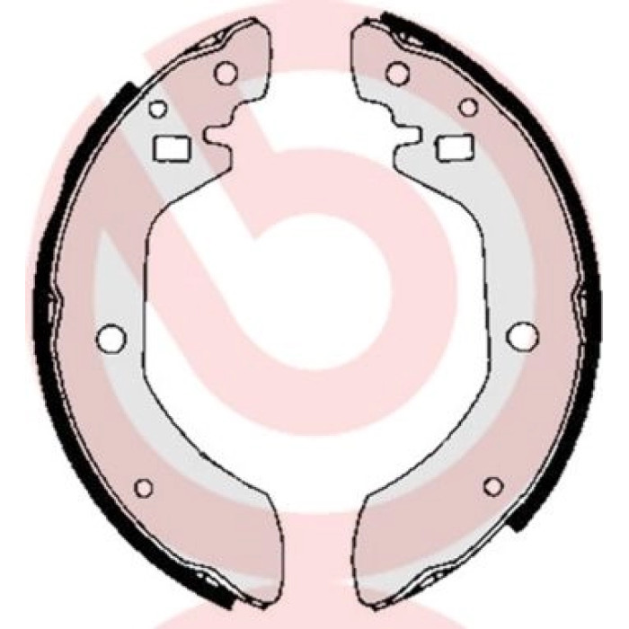 BREMBO Bremsbackensatz S 56 501