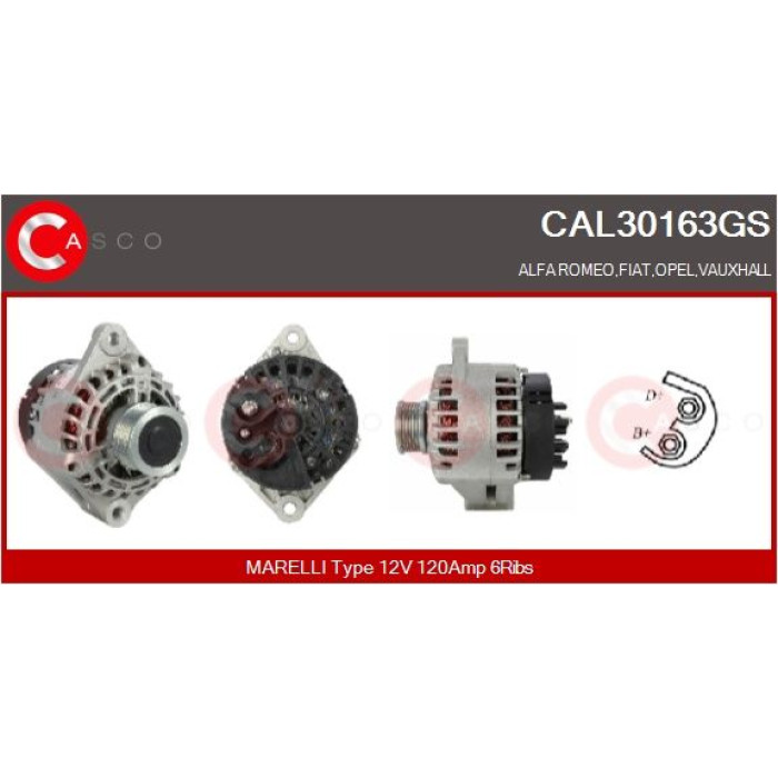 CASCO Generator CAL30163GS CASCO Generator CAL30163GS