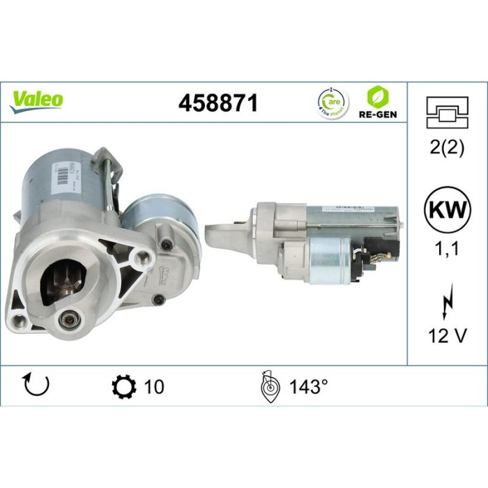Valeo Anlasser 458871 Valeo Anlasser 458871