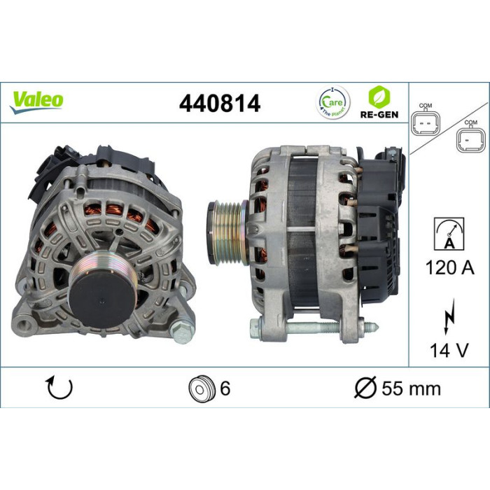 Valeo Lichtmaschine 440814 Valeo Lichtmaschine 440814