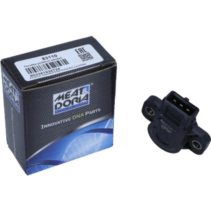 Meat & Doria Drosselklappensensor 83110, 3-polig, ohne Kabel – OE Nummer 3517037100 - l Meat & Doria Drosselklappensensor 83110, 3-polig, ohne Kabel – OE Nummer 3517037100 - l